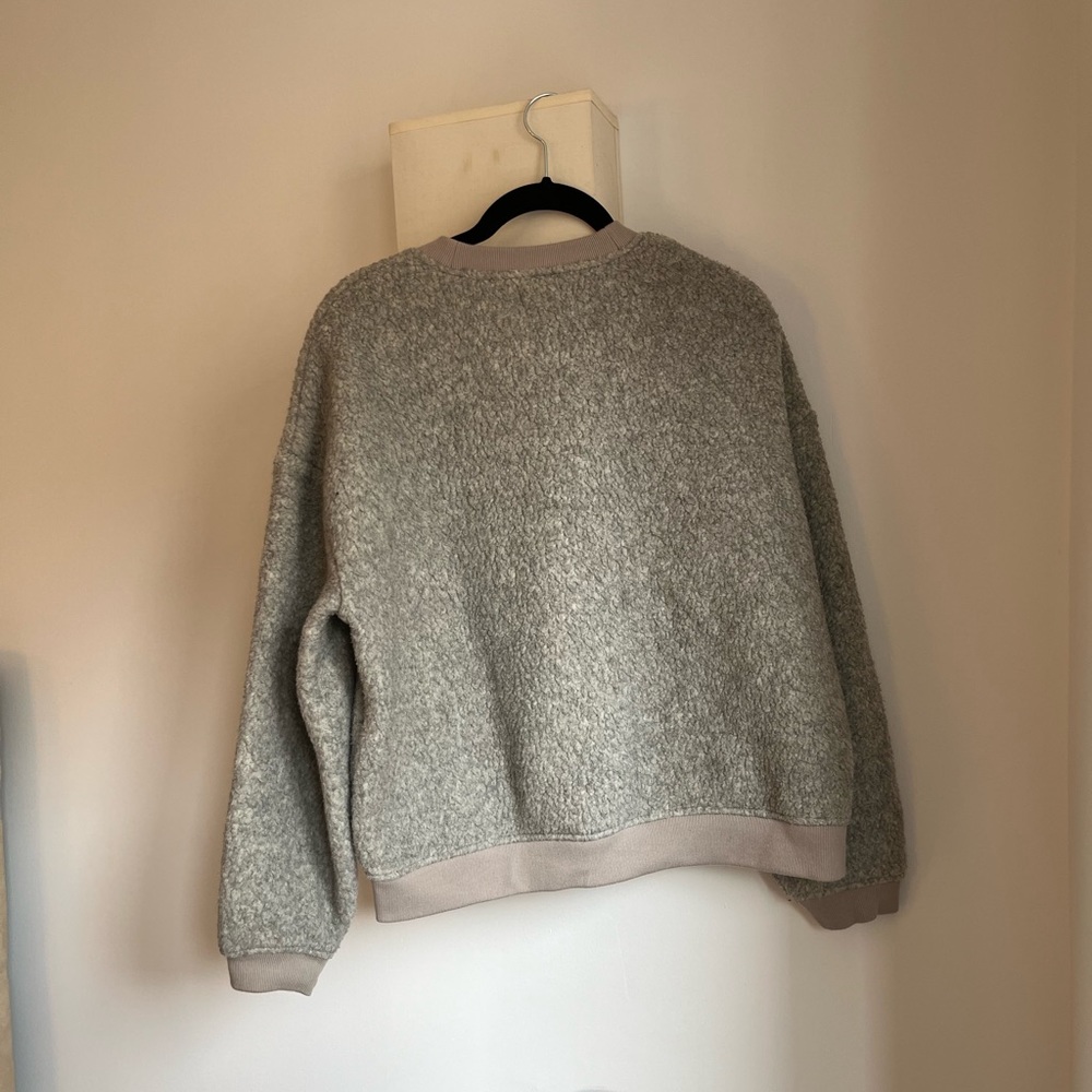 Madewell Shearling Polartec Pullover - Medium - E… - image 6